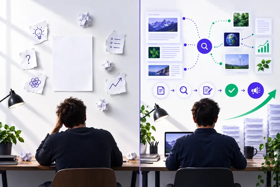 Growth report representing a structured SEO handoff