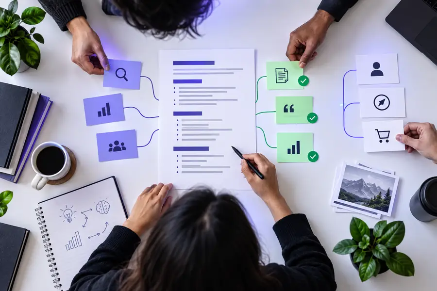 Research planning before an AI-assisted SEO workflow